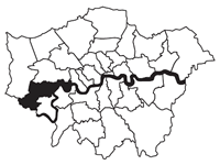 Map of Hounslow
