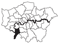 Map of Kingston upon Thames